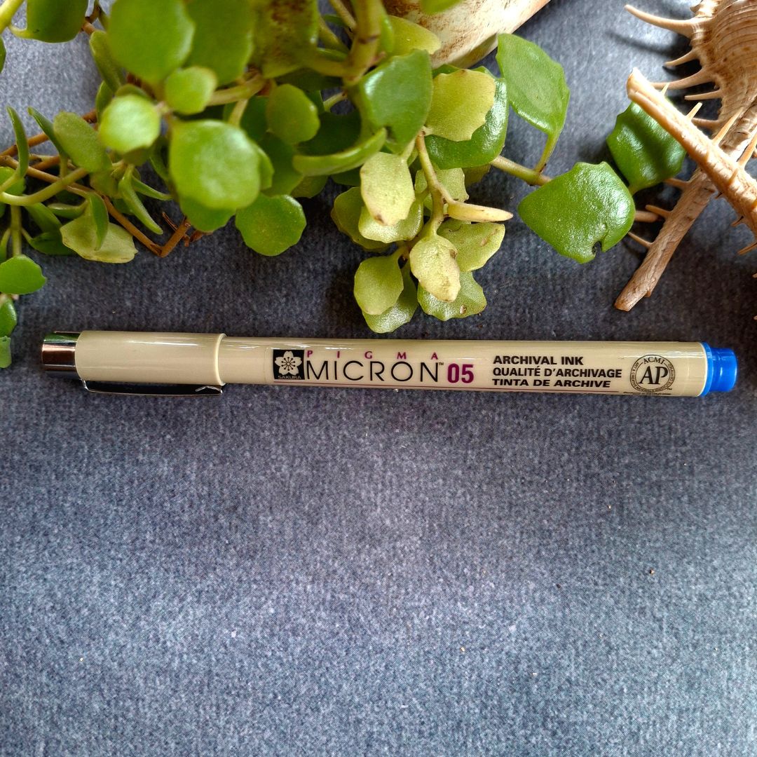 Micron-05-blue-pen-tangle-supplies-zentangle-sandhyamannestudio-ecr-chennai.jpg