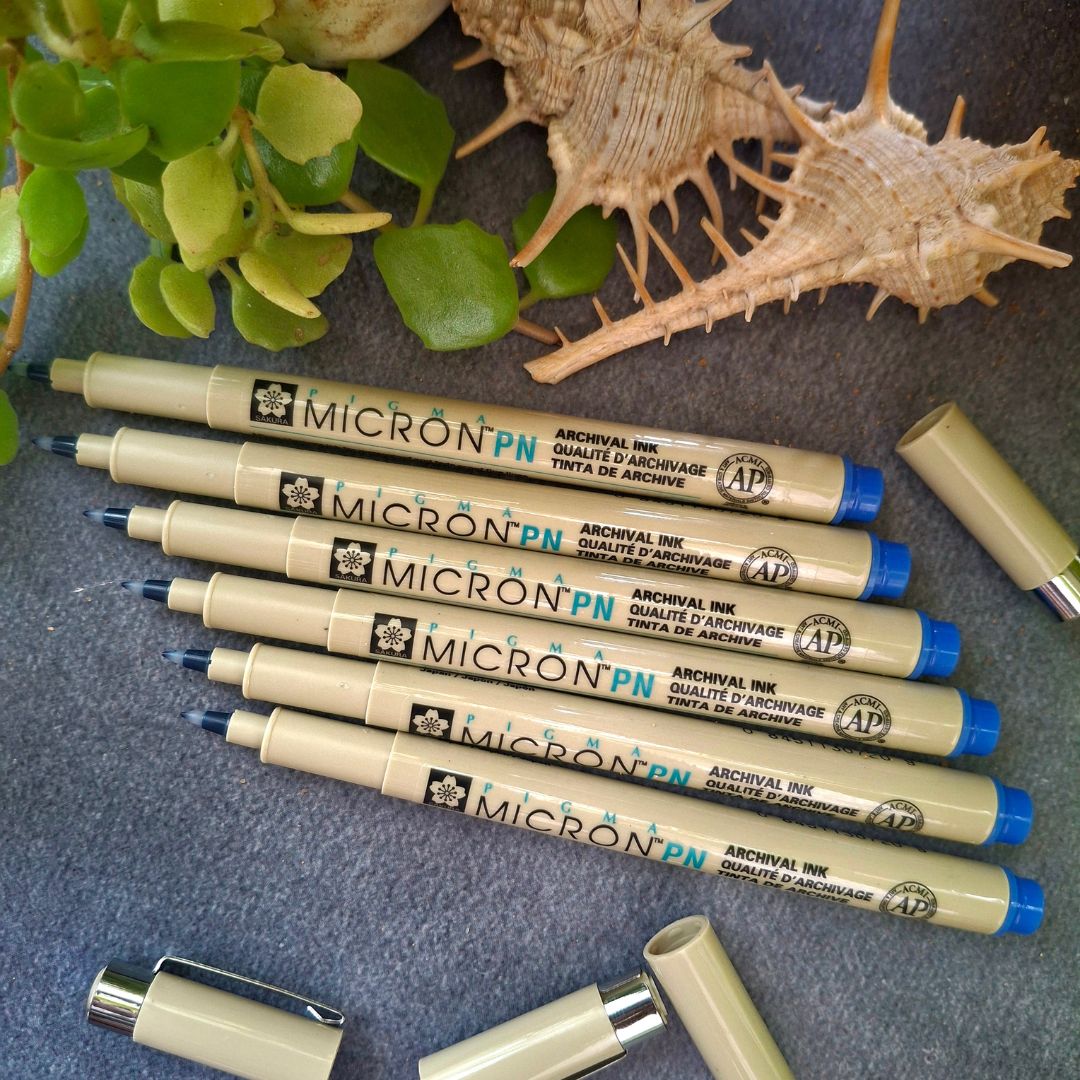 Micron-pn-blue-ink-pen-tangle-supplies-zentangle-sandhyamannestudio-ecr-chennai.jpg