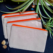 Medium Canvas Zipper Pouch