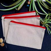 Medium Canvas Zipper Pouch