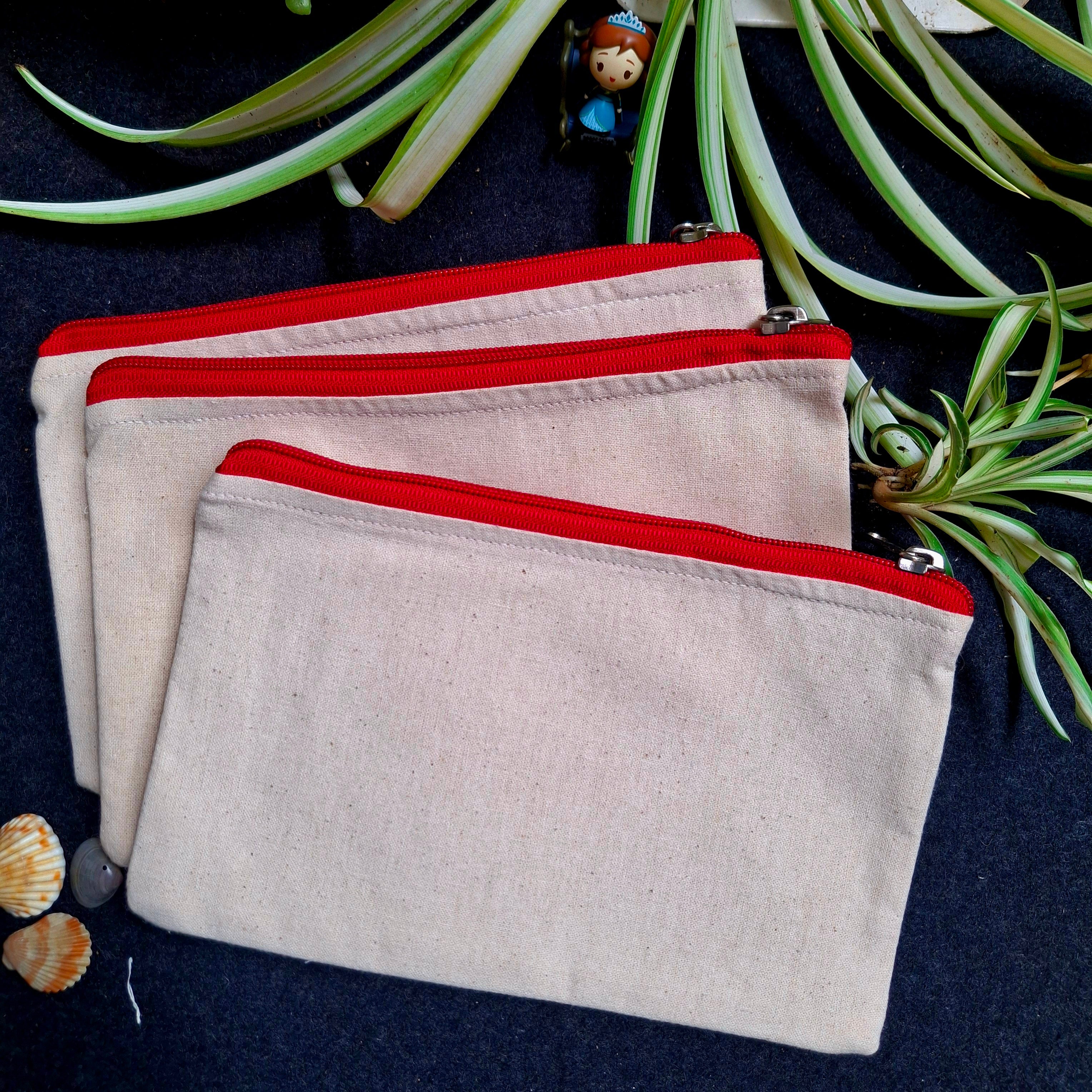 Medium Canvas Zipper Pouch