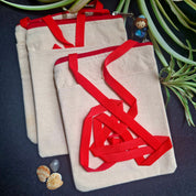 Canvas Zipper Pouch With Sling