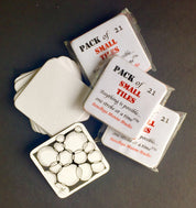WHITE Small Square Tiles