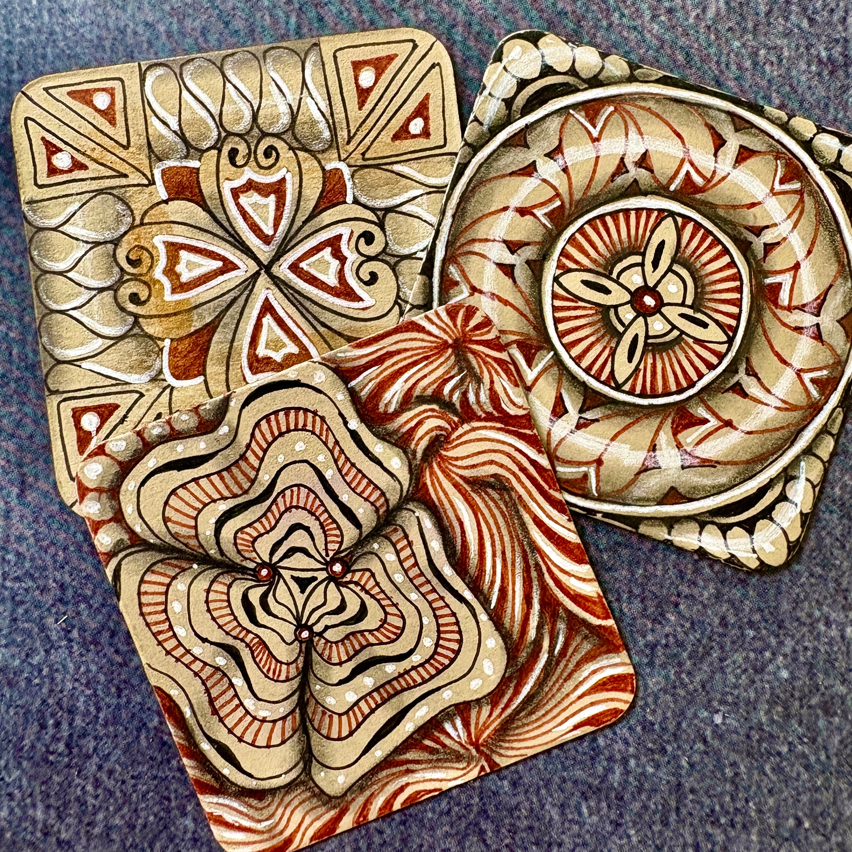 Tan Square Tiles *Small