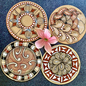 Tan Round Tiles * Small