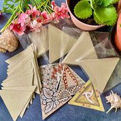 Tan Triangle Tiles