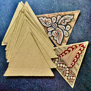 Tan Triangle Tiles