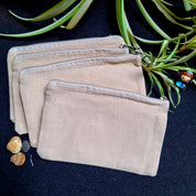 Medium Canvas Zipper Pouch