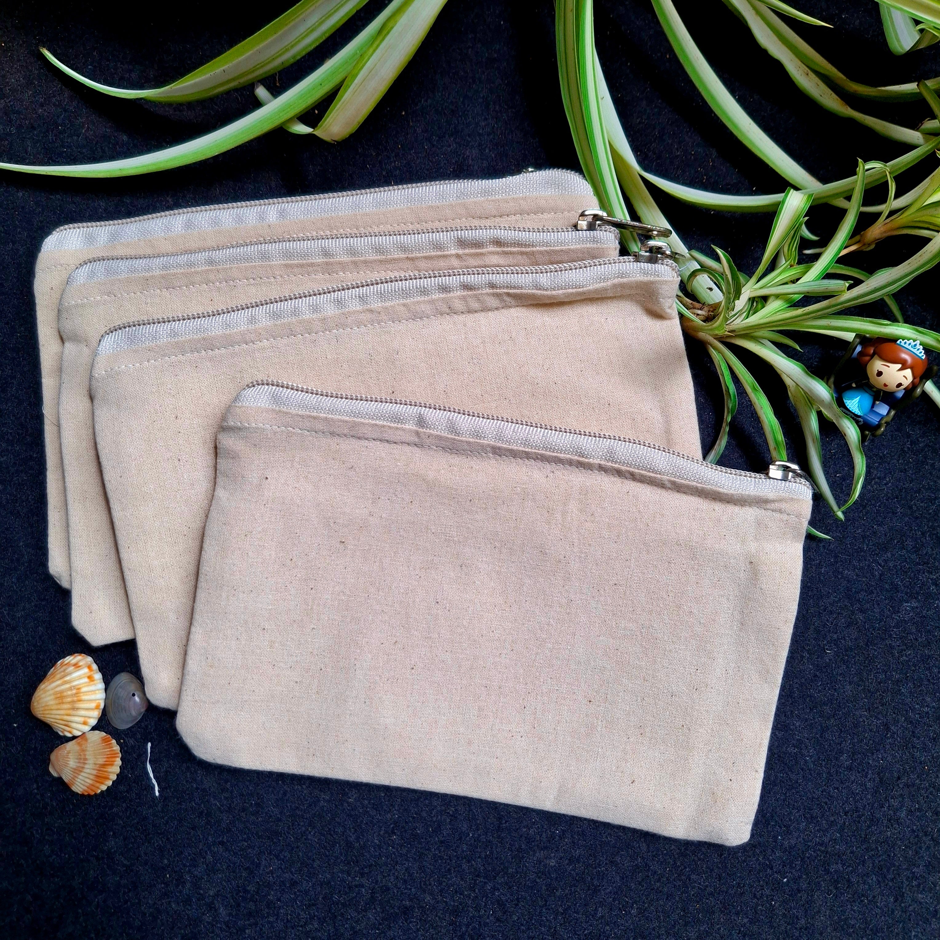 Medium Canvas Zipper Pouch