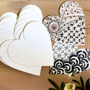 White Heart Tiles