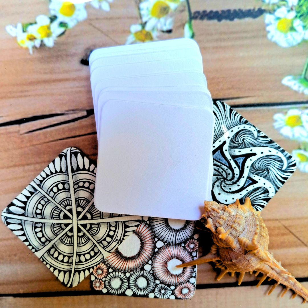 White Square Tiles * Small