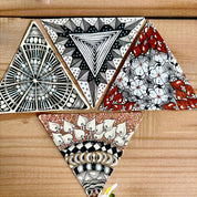 White Triangle Tiles