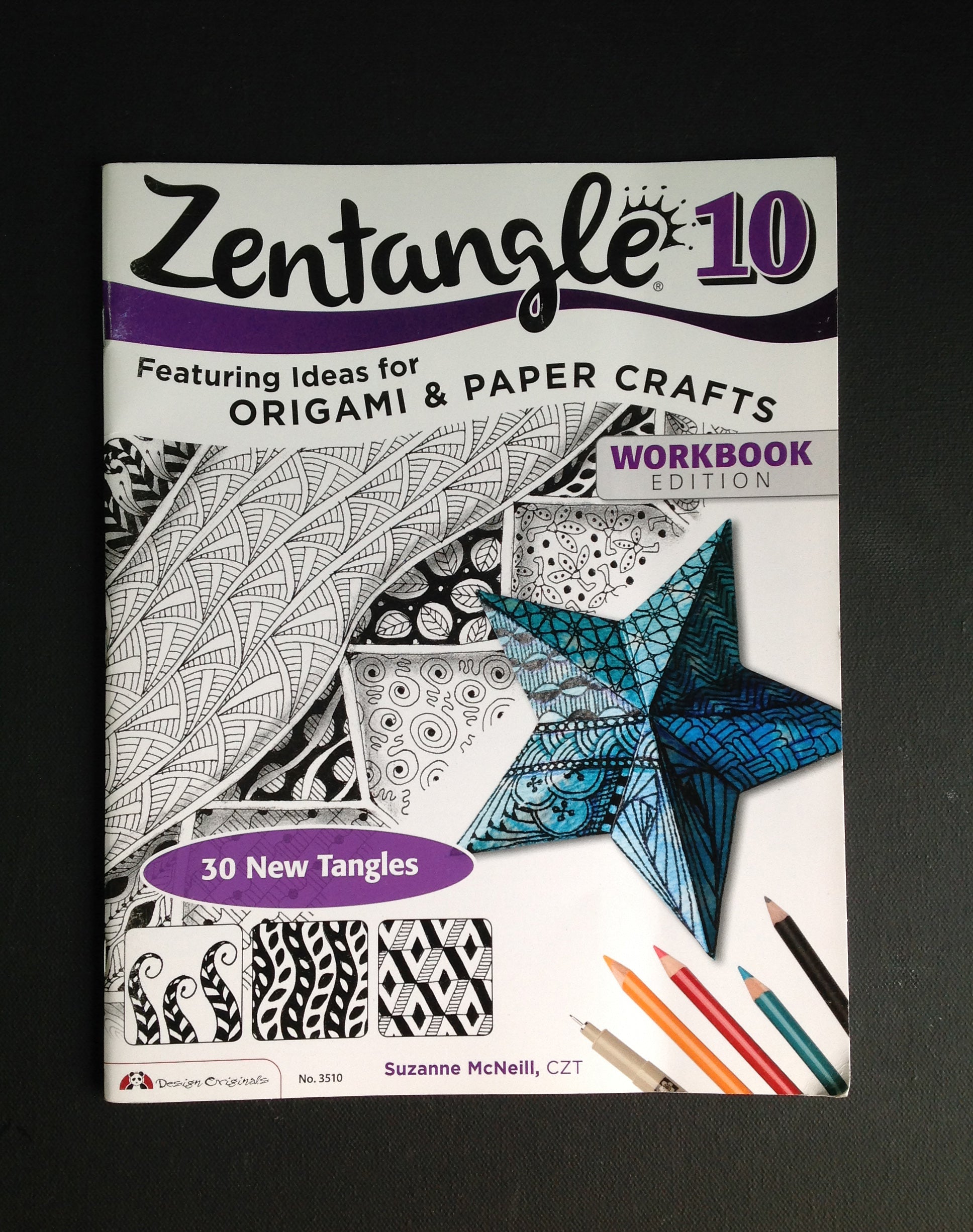 Zentangle-10 Origami Paper crafts