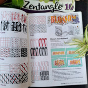 Zentangle-10 Origami Paper crafts