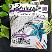Zentangle-10 Origami Paper crafts